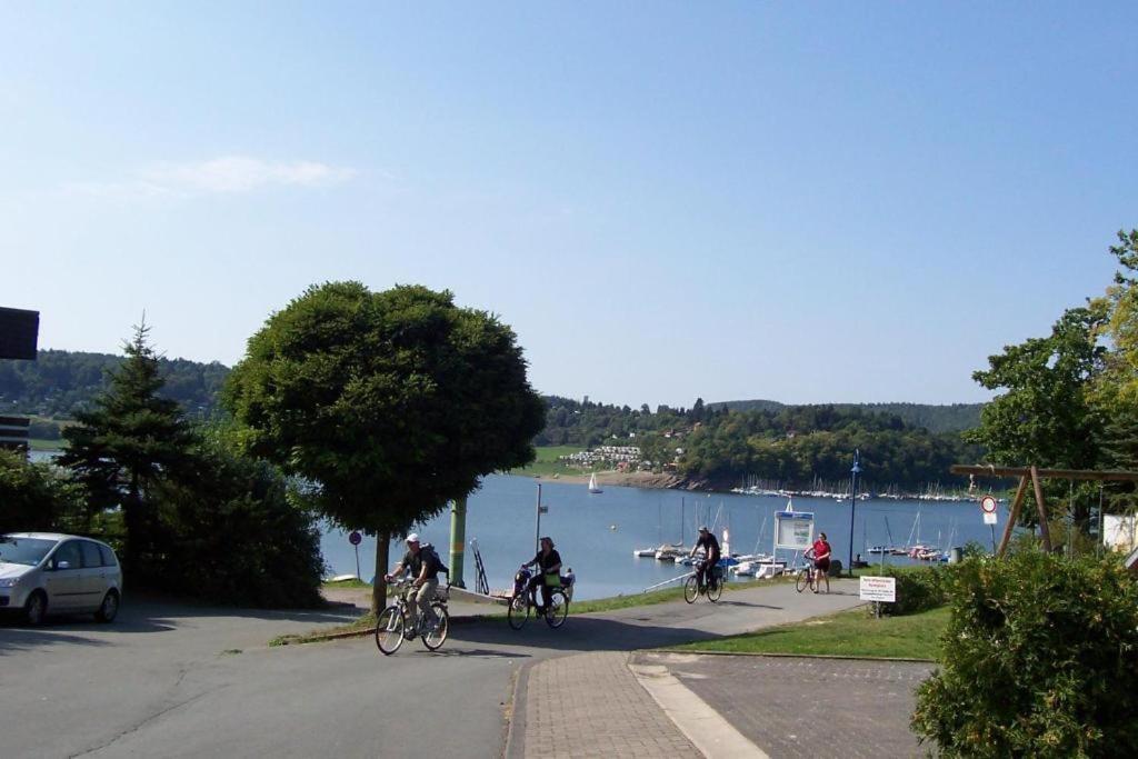 SeglerFewo mit traumhaftem Blick vom Balkon Scheid  Exterior foto