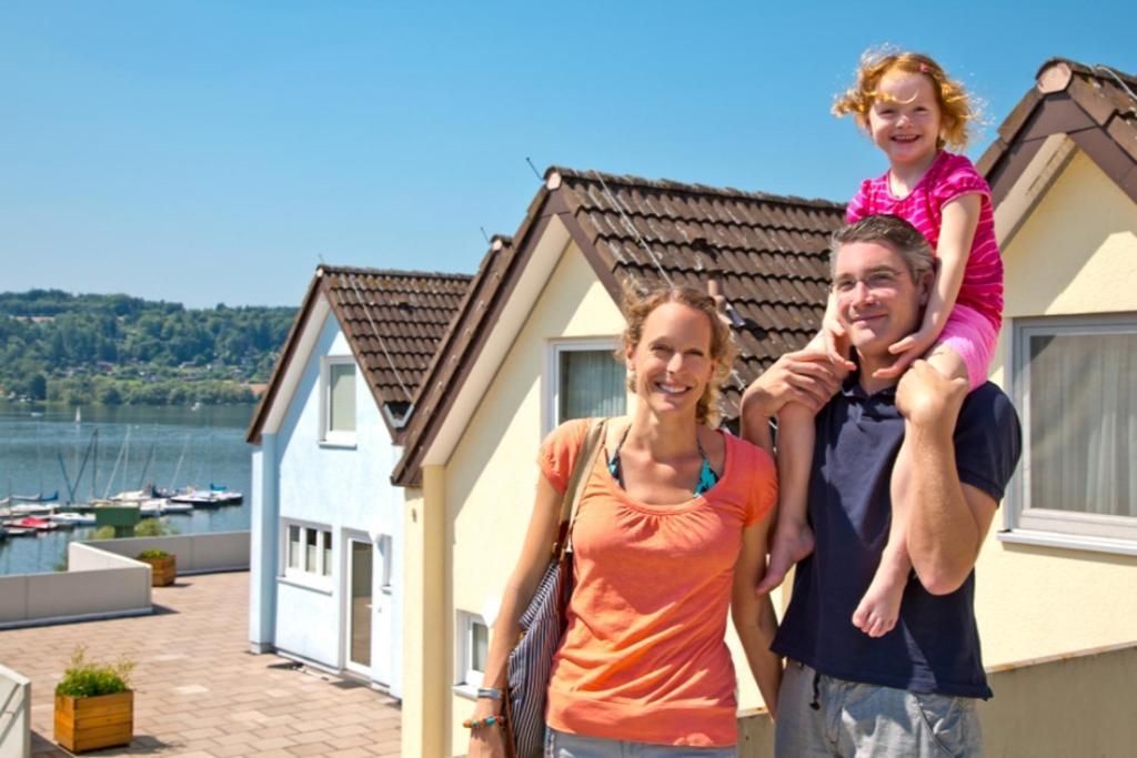 SeglerFewo mit traumhaftem Blick vom Balkon Scheid  Exterior foto