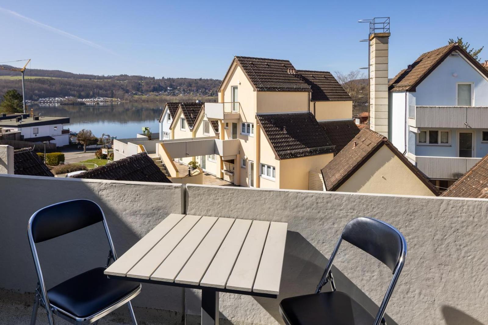 SeglerFewo mit traumhaftem Blick vom Balkon Scheid  Exterior foto